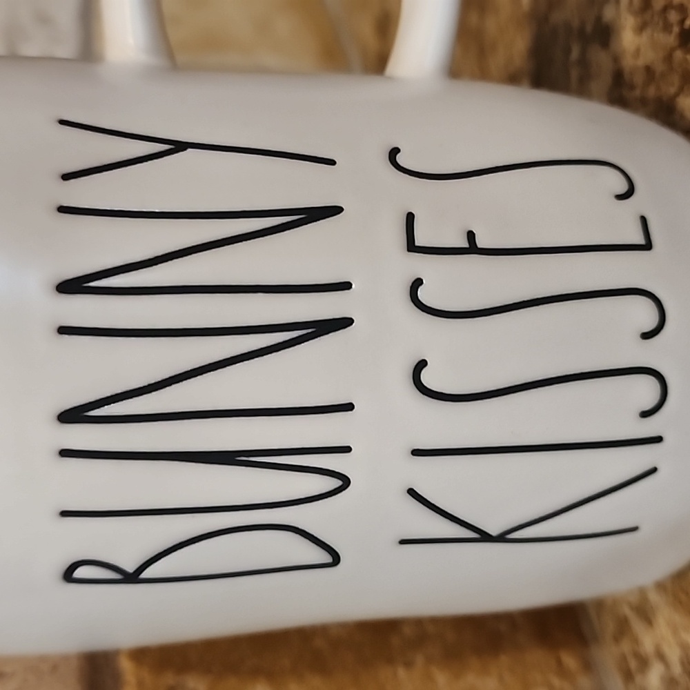 Rae Dunn Bunny Kisses White Mug - Picture 4 of 4